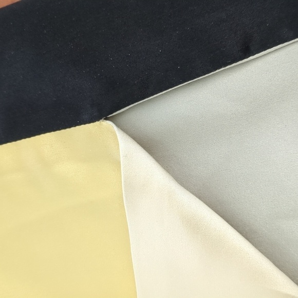 Nicole Summers Womens L Silk Reversible Sleeveless Top Gold Cream Silver Black - Picture 12 of 12